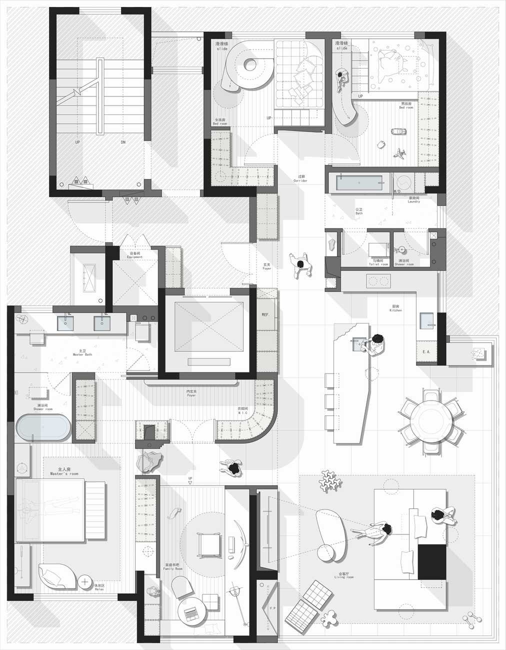 平面方案图-真实业主装修需求