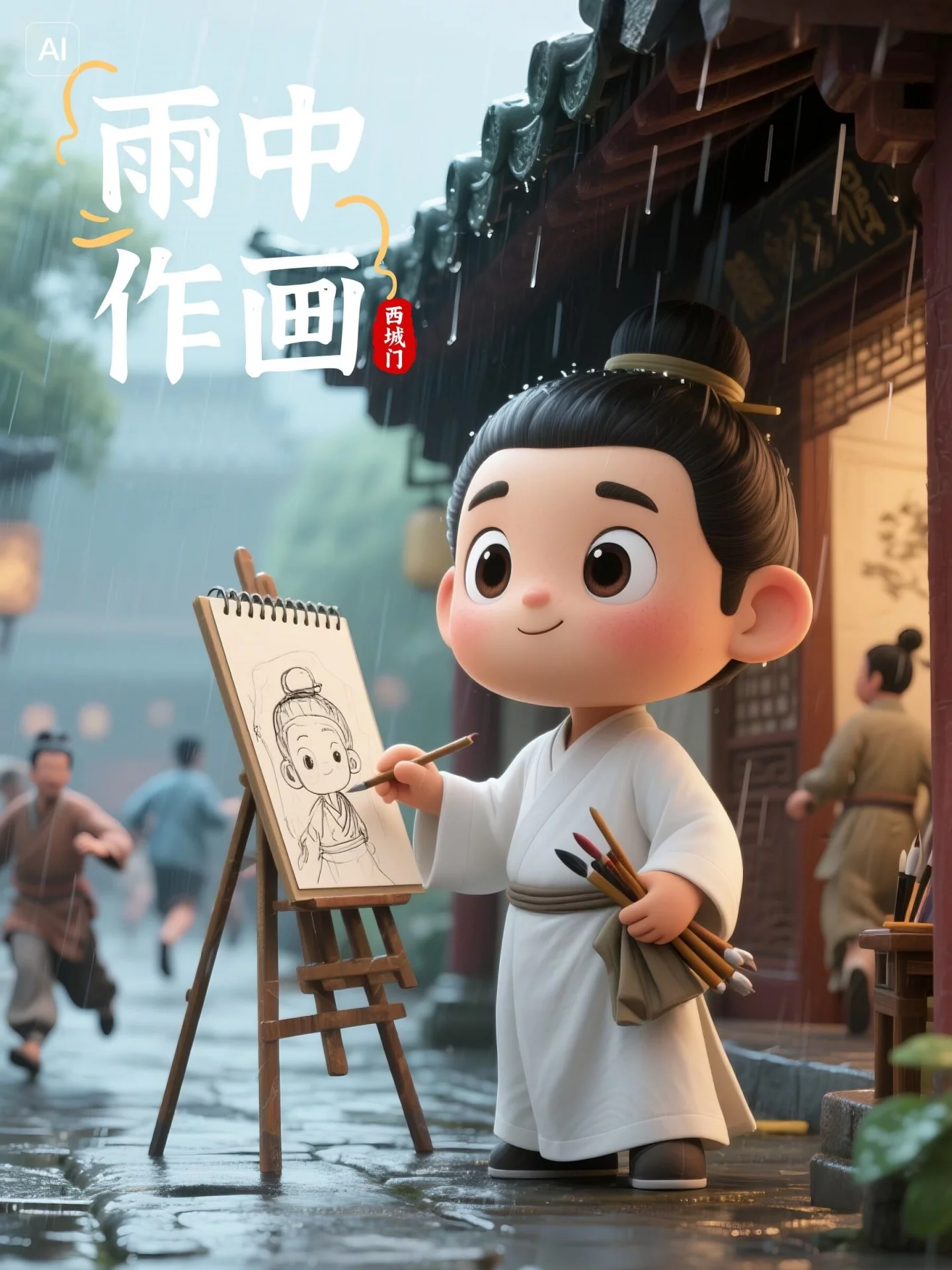 是的唐朝画师竟是我自己？