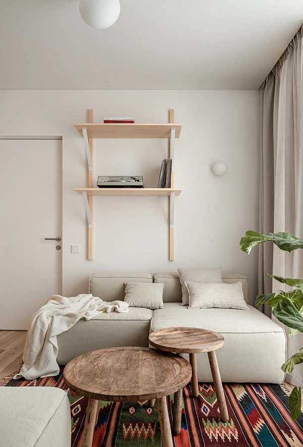 Hi atelier Ihor Havrylenko Japandi interior japandi style light interior Minimalistic interior natural materials scandinavian aesthetic scandinavian interior soft interior