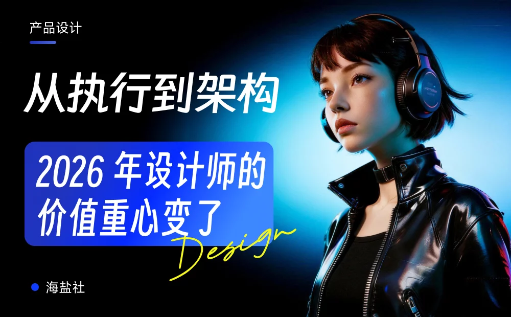 从执行到架构！2026 年设计师的价值重心变了